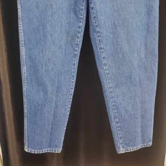 Vtg Charlies Angel Cheryl Tiegs Hi-Waist Mom Jeans sz 12 Tapered Leg Fit 27.5/29 - Picture 4 of 13